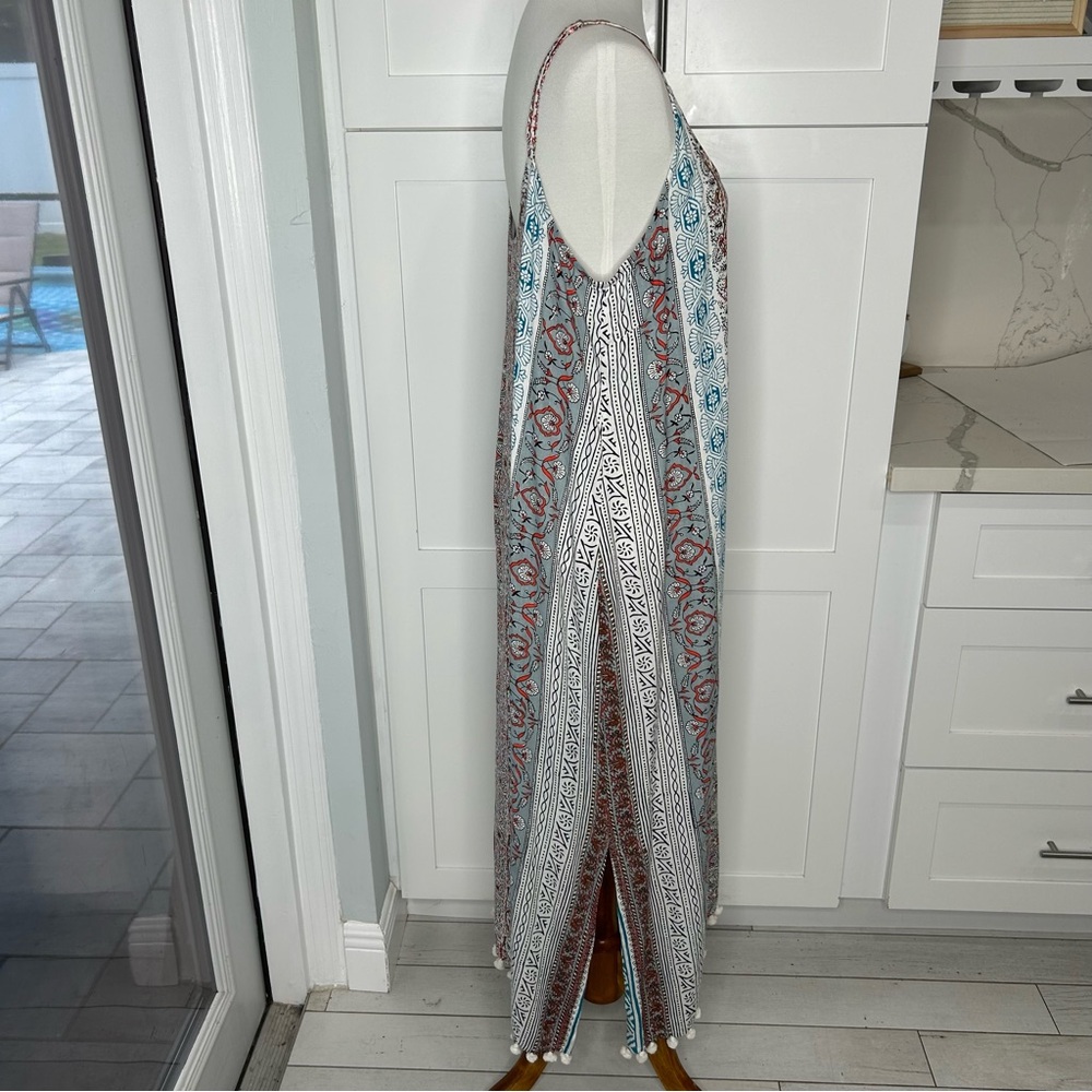 Roller Rabbit Batik Multicolored Patterned Maxi Dress - Picture 4 of 7